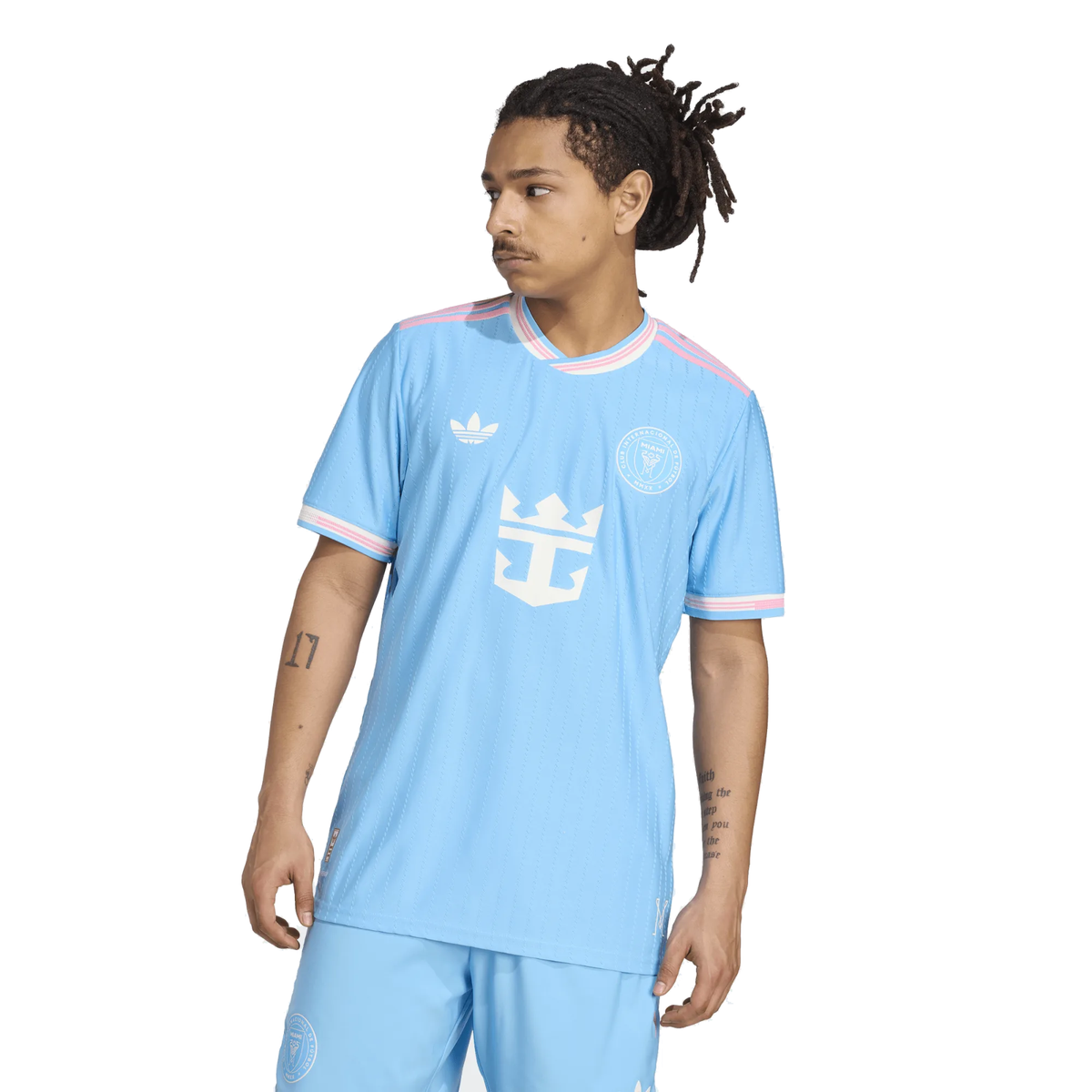 adidas Suarez Inter Miami Authentic Third Jersey 25/26 (Blue/Pink)