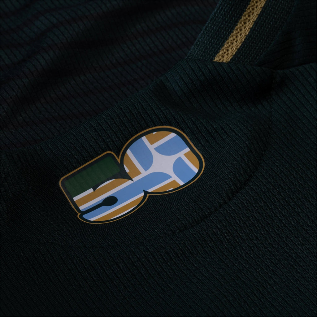adidas Claudio Bravo Portland Timbers Authentic Home Jersey w/ MLS & Apple Patch 25/26 (Green/Gold)