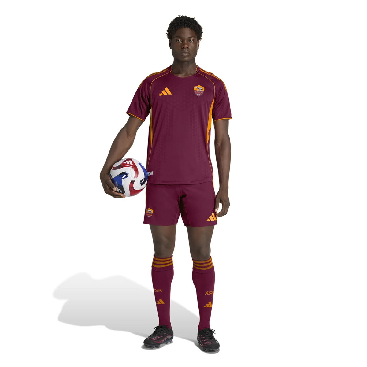 adidas Roma Authentic Matías Soulé Home Jersey w/ Europa League Patches 25/26 (Burgundy)