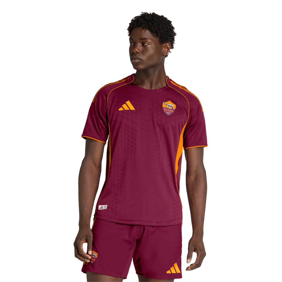 adidas Roma Authentic Evan Ferguson Home Jersey w/ Europa League Patches 25/26 (Burgundy)