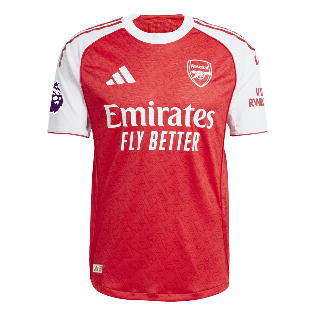 adidas Gabriel Arsenal FC Authentic Home Jersey 25/26 w/ EPL Patch (Better Scarlet/White