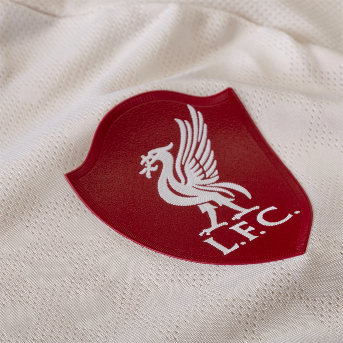 adidas Men's Liverpool Authentic Ibrahima Konate Away Jersey w/ Champions League Patches 25/26 (Wonder White)