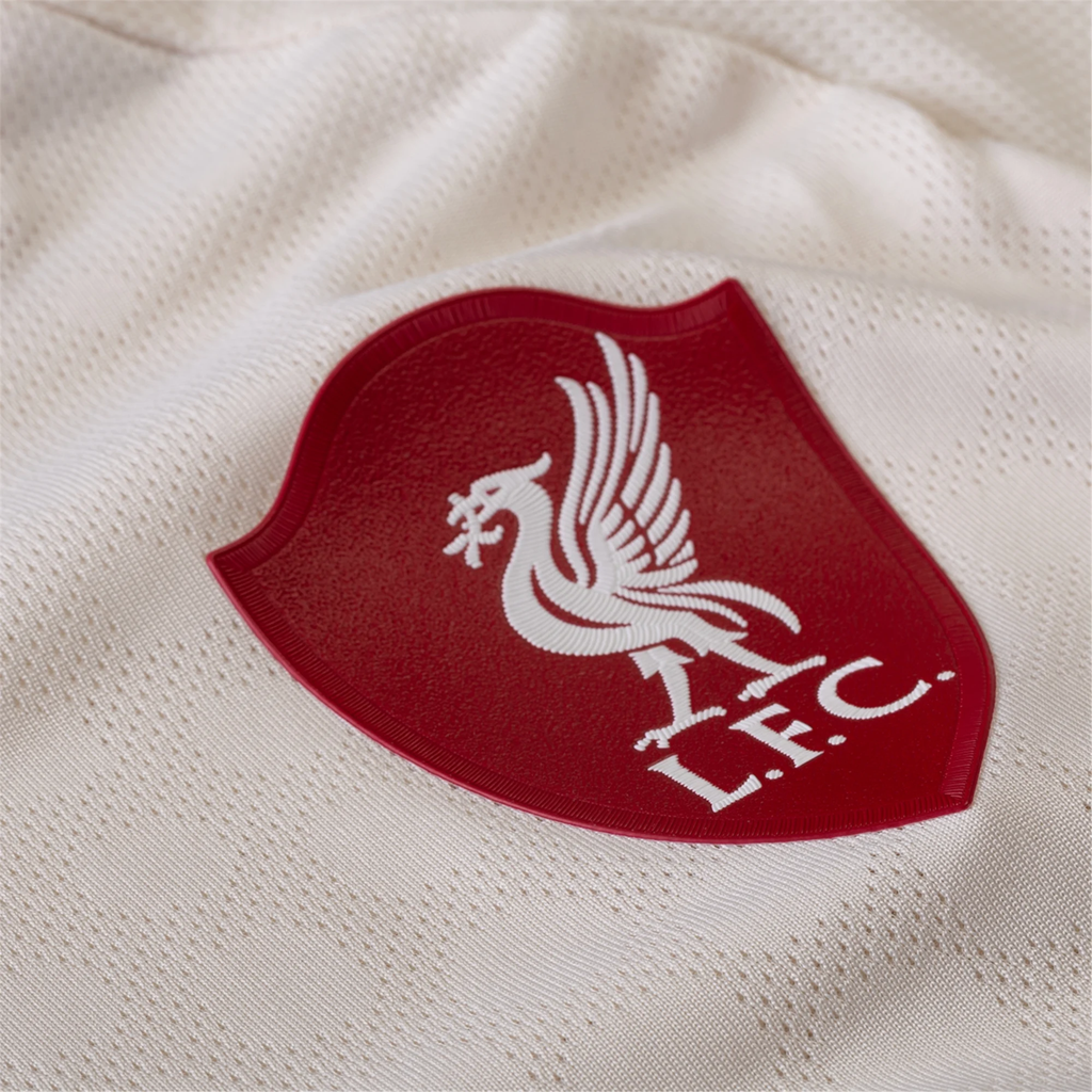 adidas Men's Liverpool Authentic Alexis Mac Allister Away Jersey w/ Champions League Patches 25/26 (Wonder White)