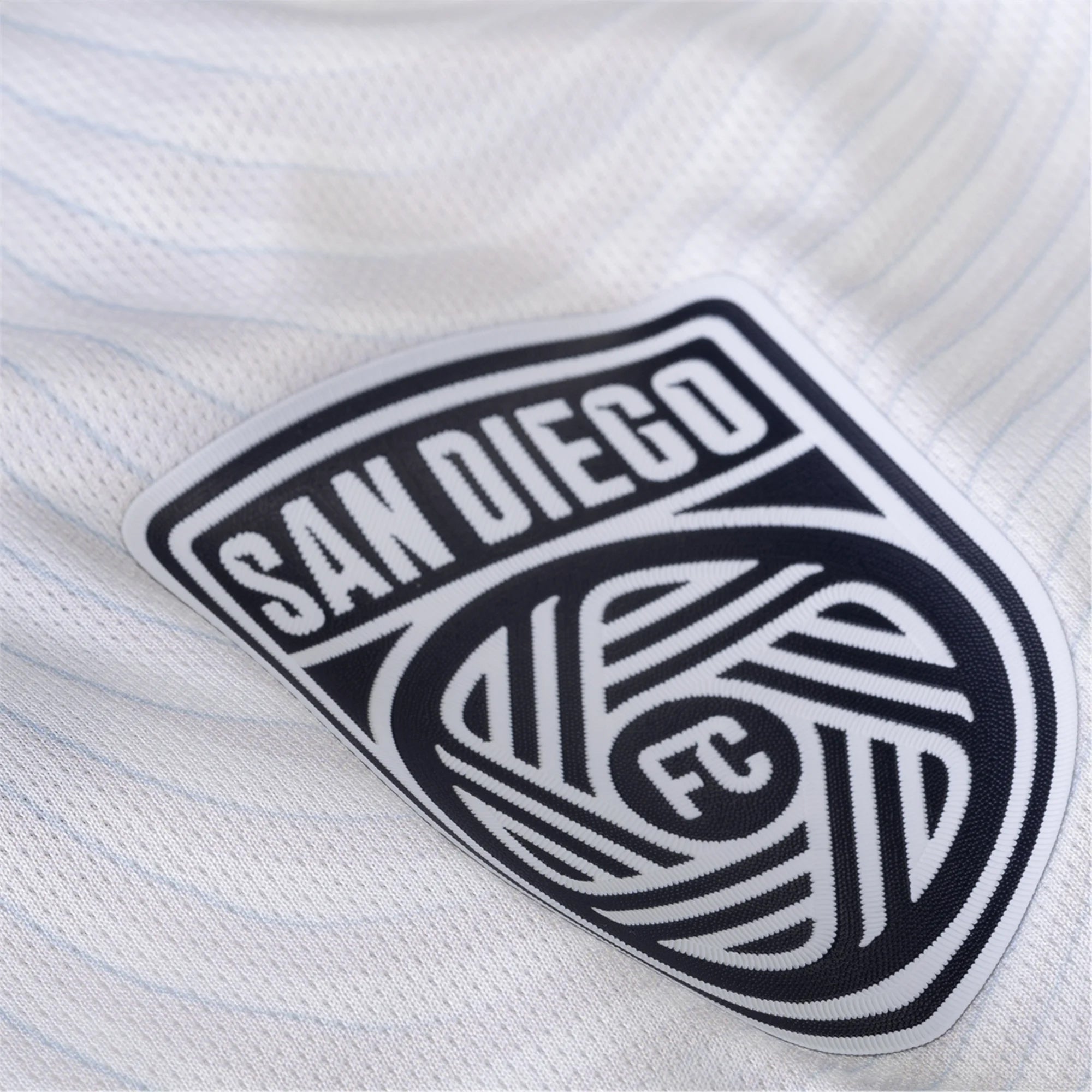 adidas San Diego FC Authentic Jacob Jackson Away Jersey 25/26 w/ MLS & Apple Patch (White)