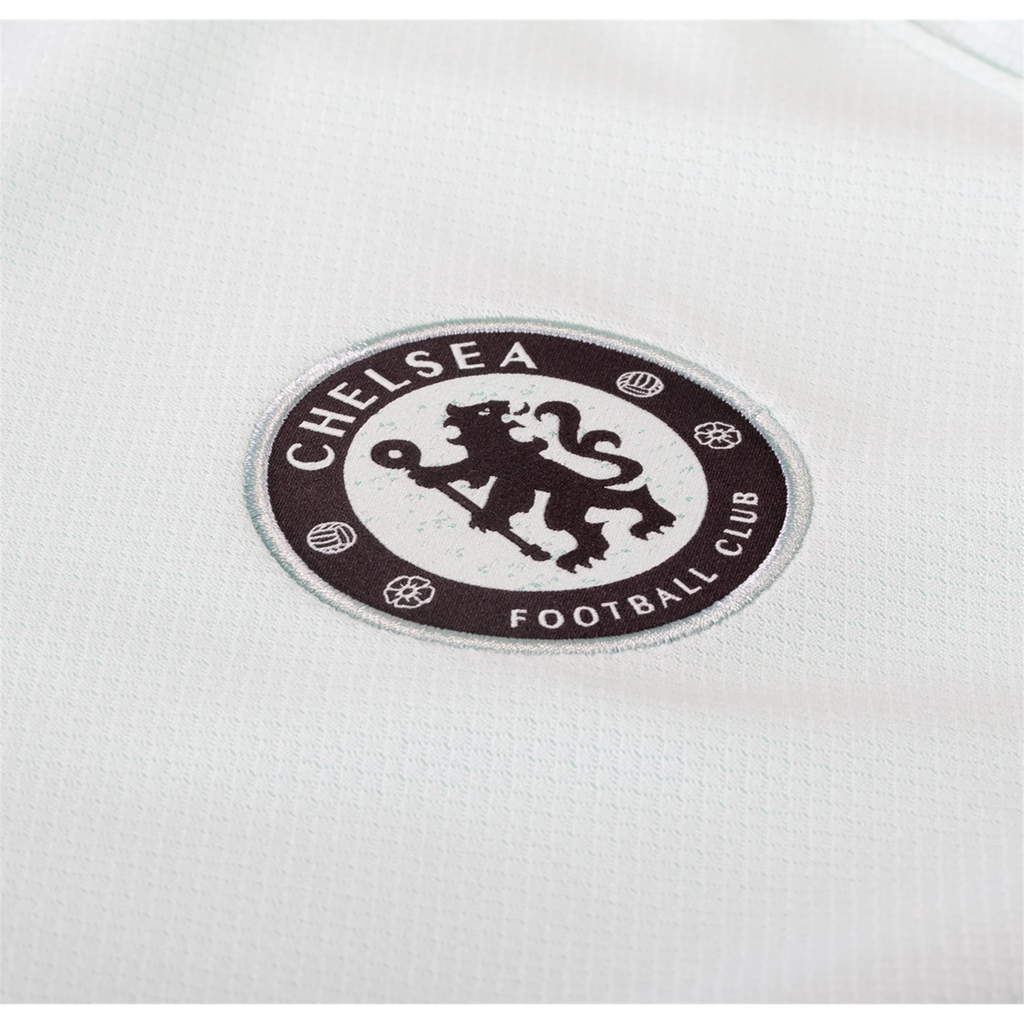 Nike Chelsea Moises Caicedo Third Jersey w/ EPL + No Room For Racism Patches 23/24 (Mint Foam/Black)