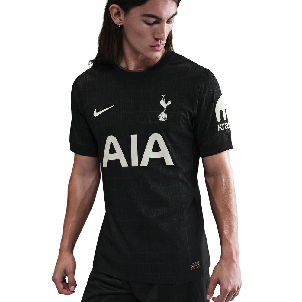 Nike Moore Tottenham Hotspur Authentic Away Jersey 25/26 w/ EPL Patch (Black/Iron)
