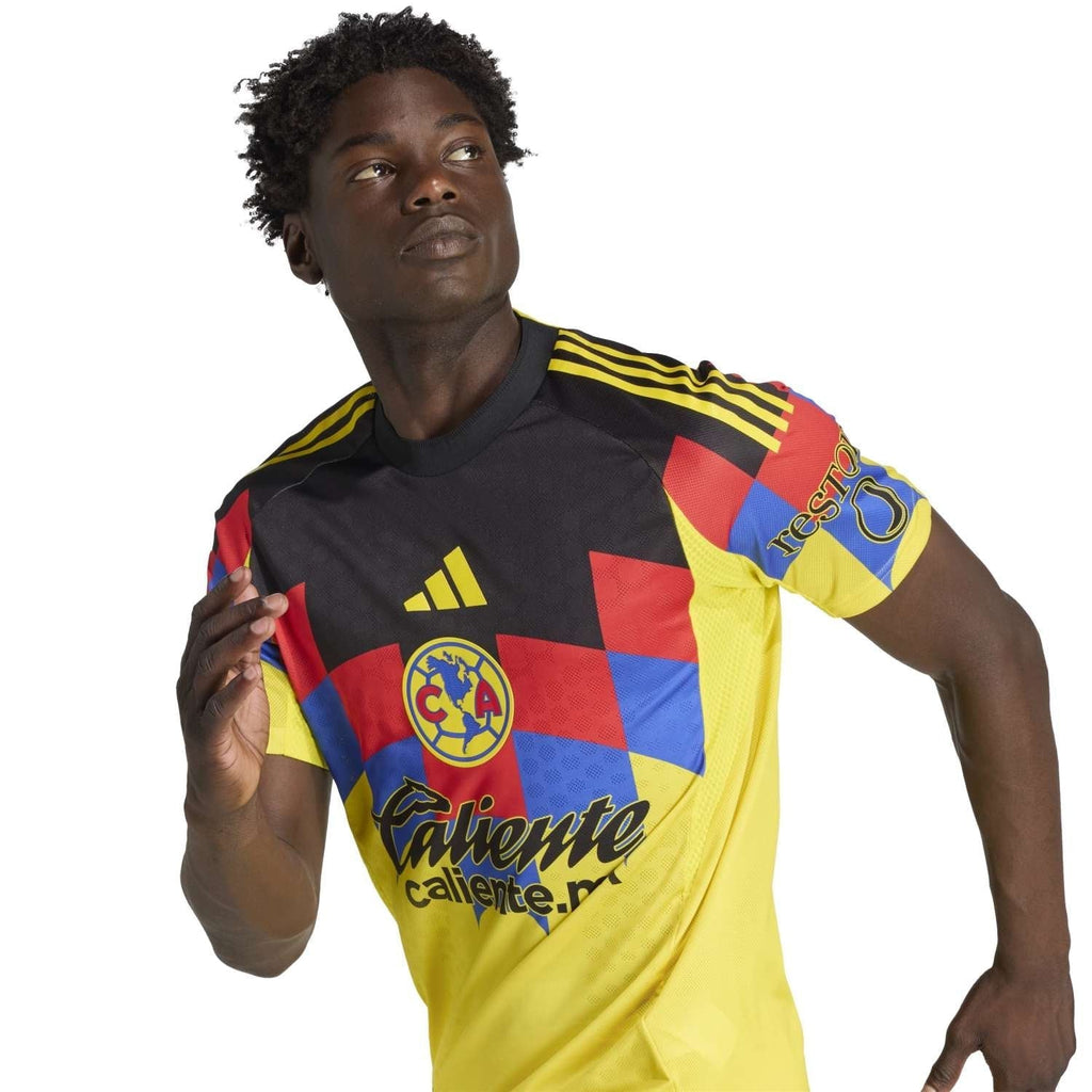 adidas Men's Club America 25/26 Authentic Home Jersey (Yellow)