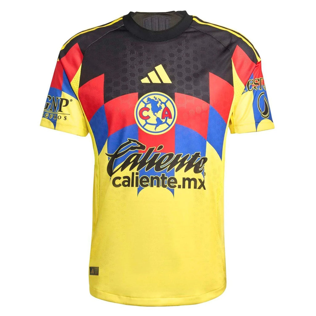 adidas E. Sanchez Men's Club America 25/26 Authentic Home Jersey (Yellow)