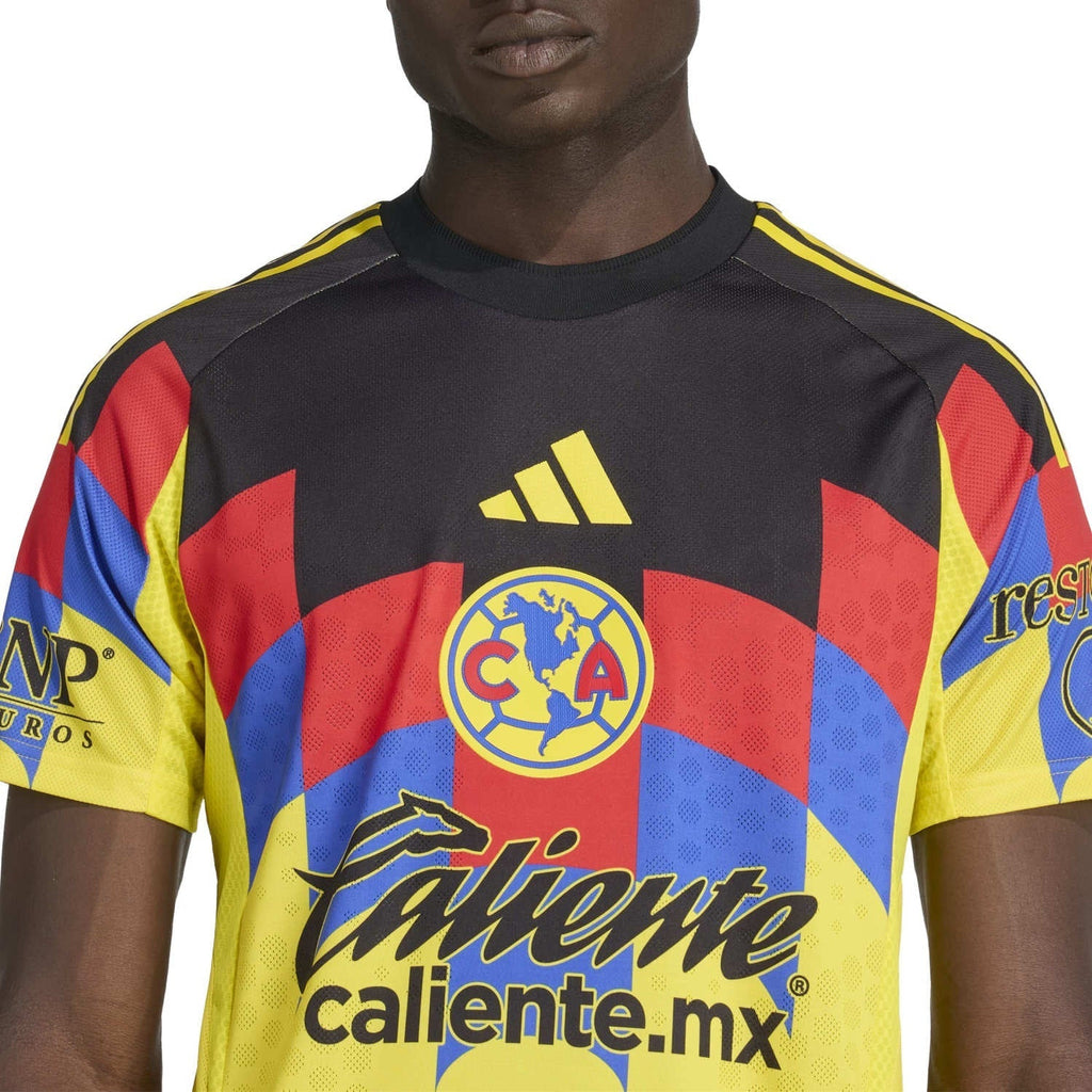 adidas E. Sanchez Men's Club America 25/26 Authentic Home Jersey (Yellow)