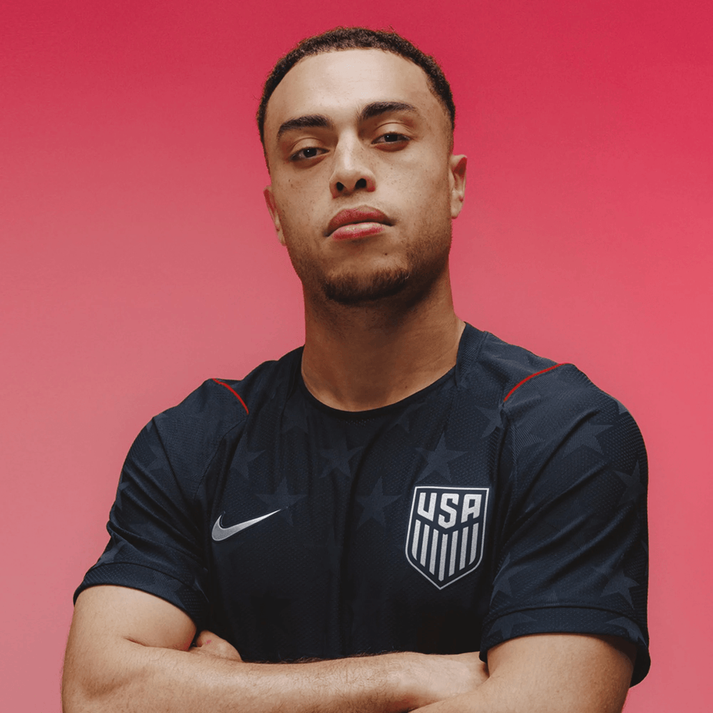 Nike Men's Carter-Vickers United States Match Authentic Away Jersey 2026 (Dark Obsidian/Pure Platinum)