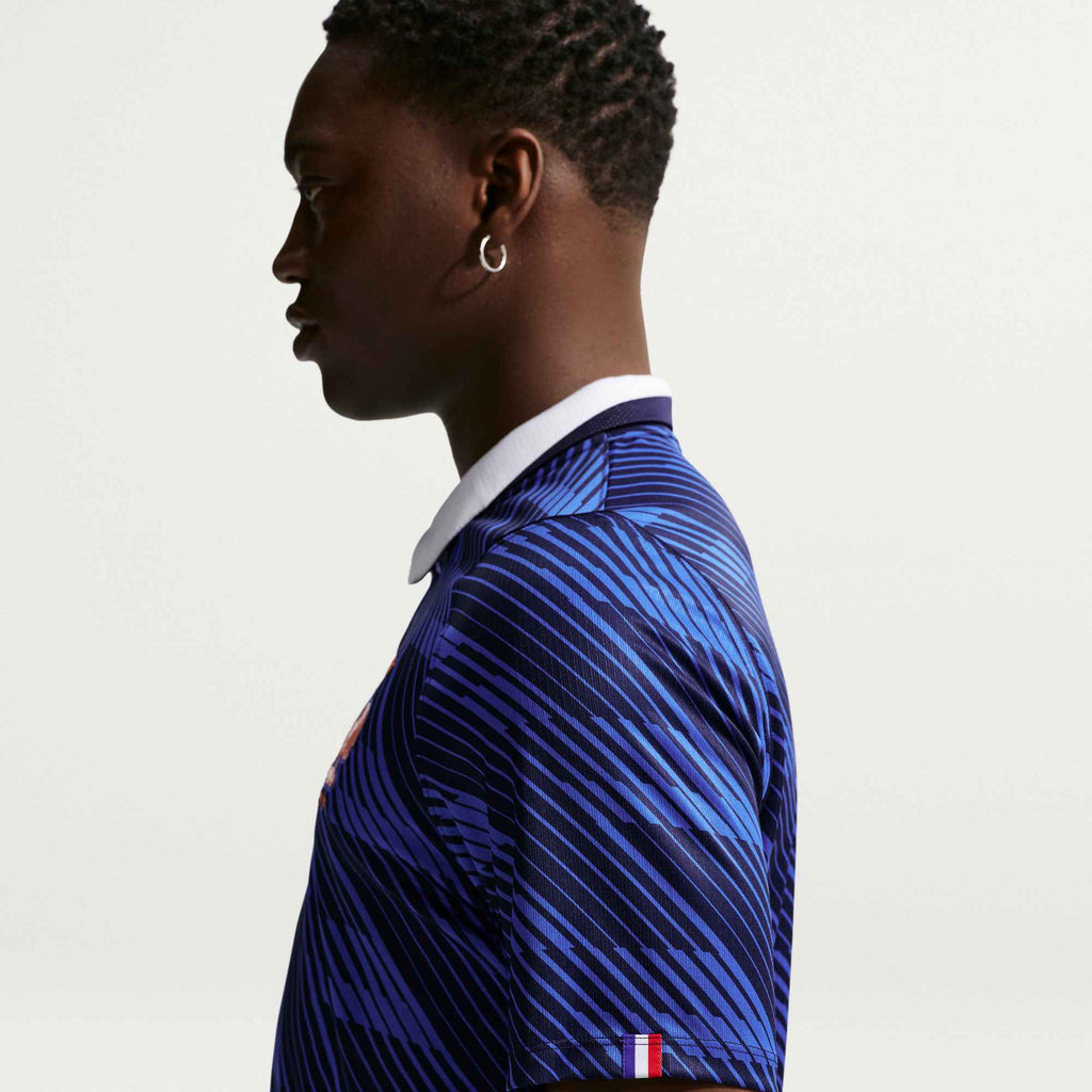 Nike Men's France Rayan Cherki Home Stadium Jersey 2026 (Game Royal/Metallic Copper)