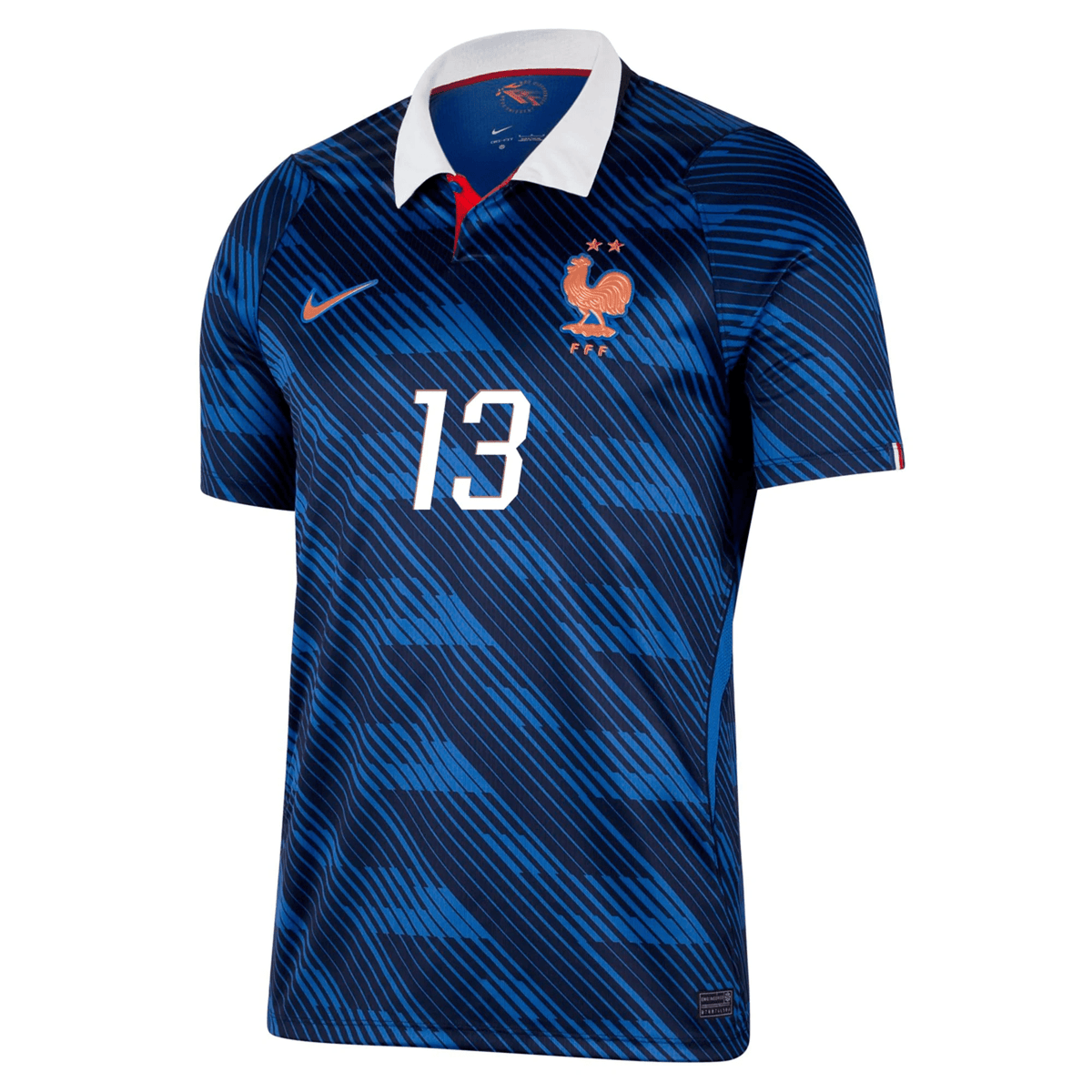 Nike Men's France N'Golo Kanté Home Stadium Jersey 2026 (Game Royal/Metallic Copper)