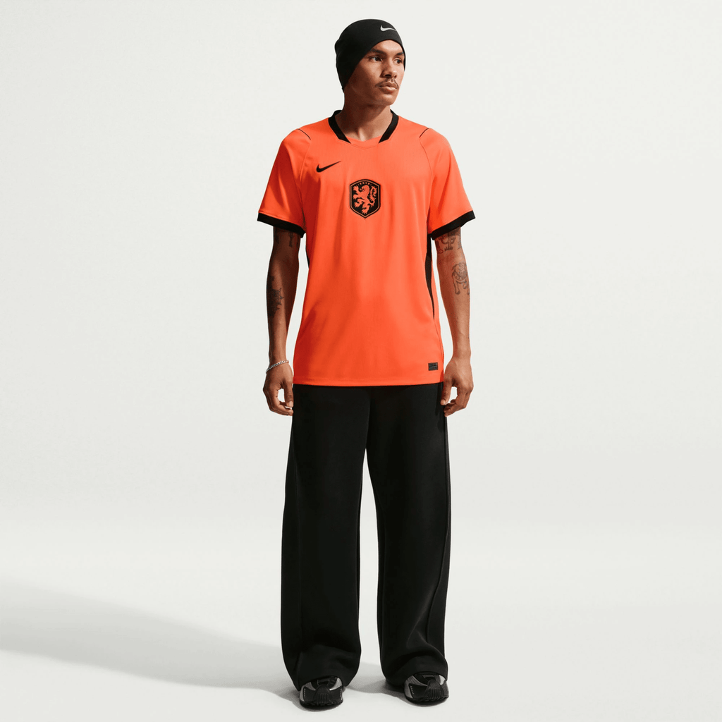 Nike Netherlands Denzel Dumfries Home Jersey 2026 (Hyper Crimson/Black)
