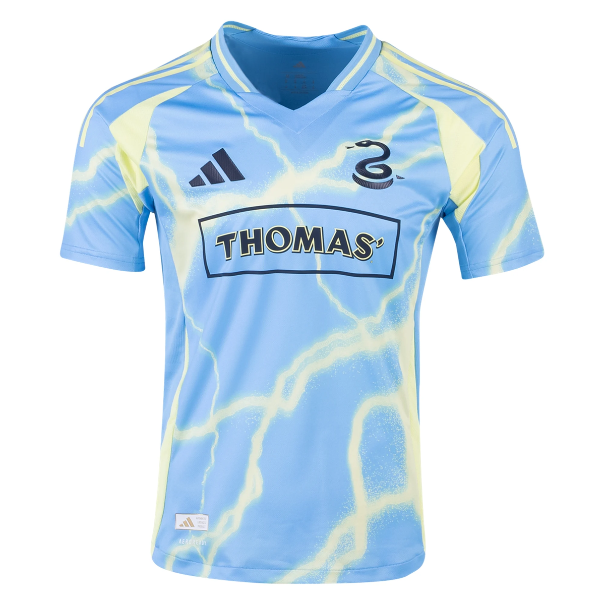 adidas Philadelphia Union Sal Olivas Authentic Away Jersey 25/26 (Blue/Yellow)