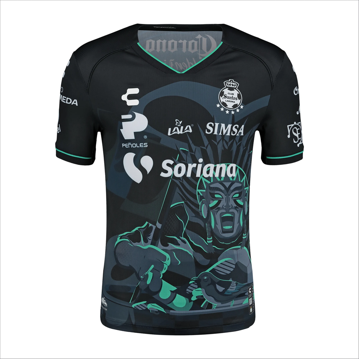 Charly Cristian Dajome Santos Third Jersey 24/25 (Black/Grey)